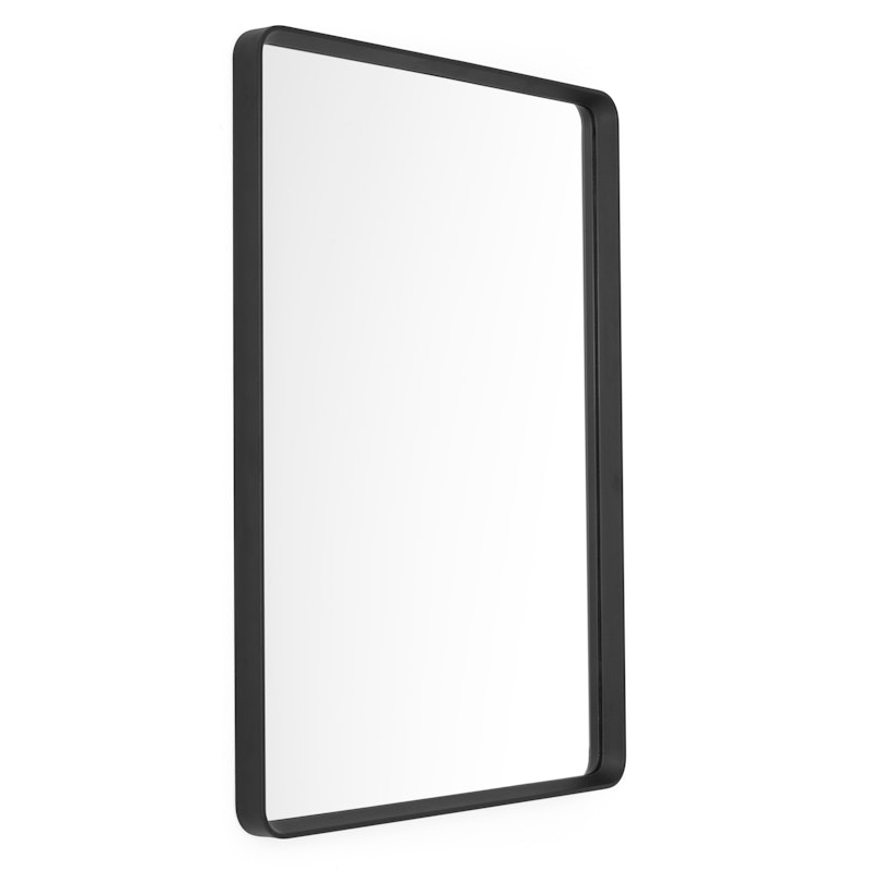 Norm Wall Mirror Rectangular, Black